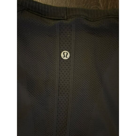 Lululemon Black Swiftly Tech Short Sleeve Shirt Size 12 - Picture 3 of 8